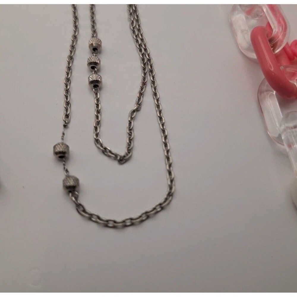 Lot Of 21 Chain Used Unbranded Necklaces - Picture 10 of 10